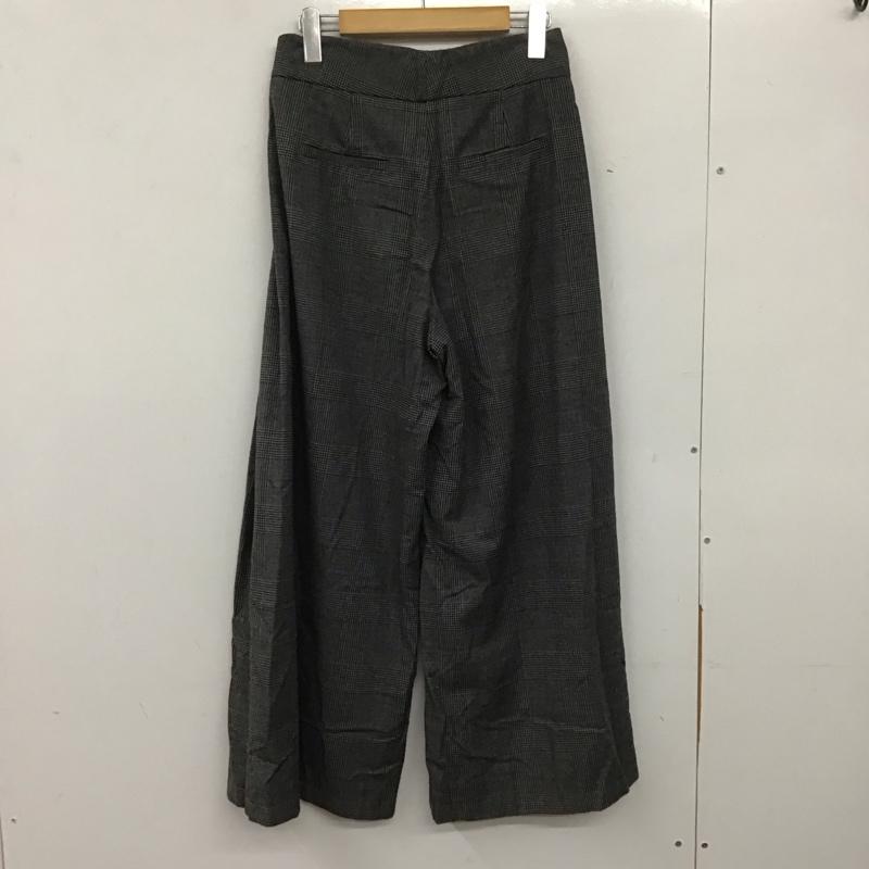 ザラウーマン ZARA WOMAN ボトムス ボトムス ワイドパンツ XS チェック 灰 / グレー /  レディース USED 古着 中古 10140007