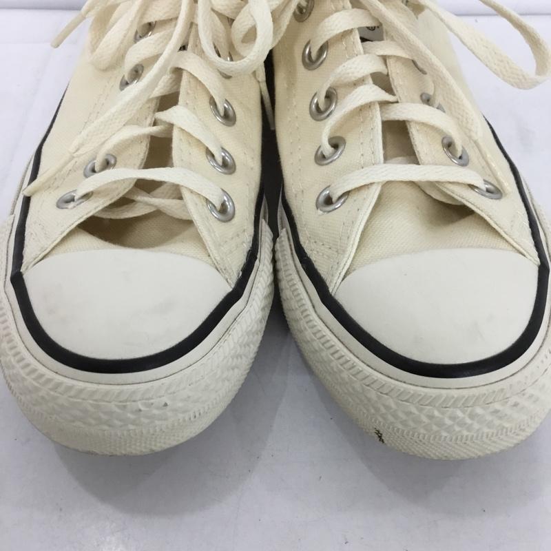 コンバース CONVERSE スニーカー スニーカー 1SC823 ALL STAR BURNT COLORS OX 23.5cm 23.5cm ロゴ、文字 アイボリー / アイボリー /  レディース USED 古着 中古 10132979