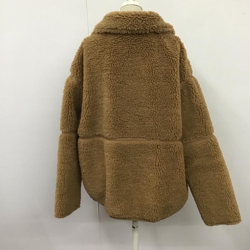 ザラ ZARA ジャケット、上着 ジャケット、ブレザー ジップアップジャケット ジャンパー ジャケット カジュアルジャケット アウター M 無地 茶 / ブラウン /  レディース USED 古着 中古 10124565