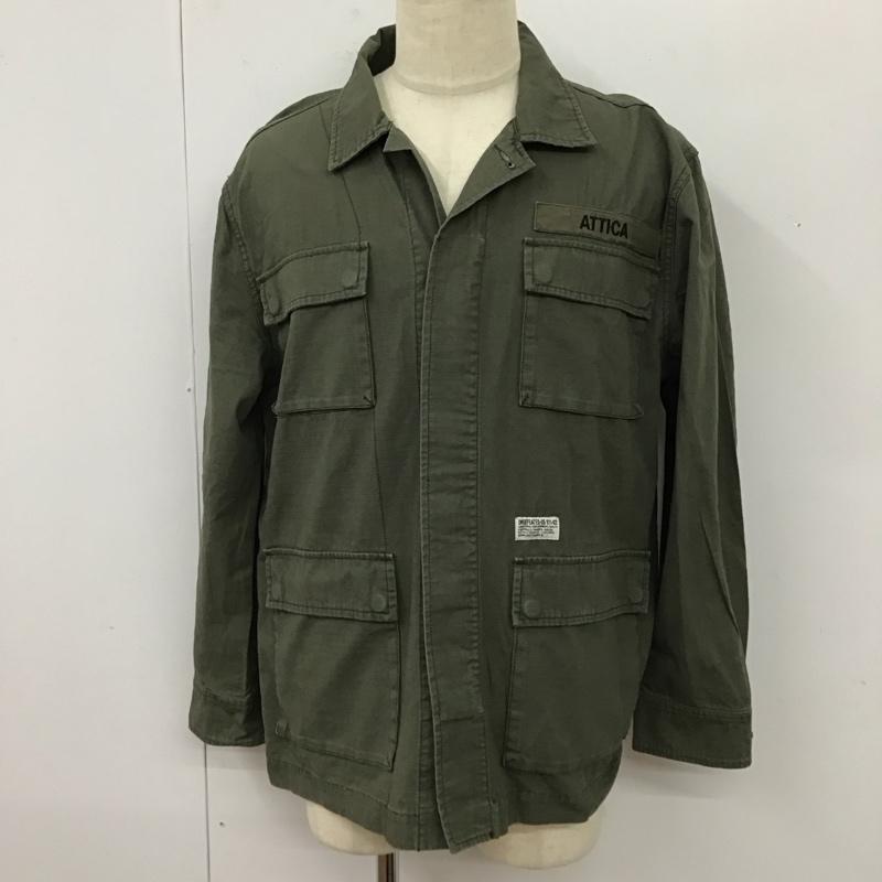 アンディフィーテッド UNDEFEATED ジャケット、上着 ジャケット、ブレザー 172076104007 ミリタリー シャツジャケット M ロゴ、文字 カーキ / カーキ /  メンズ USED 古着 中古 10114742