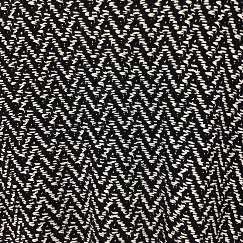 スライ SLY ベスト ベスト 030FSZ70-0780 TAPE YARN KNIT VEST FREE  黒 / ブラック / X 白 / ホワイト /  レディース USED 古着 中古 10140501