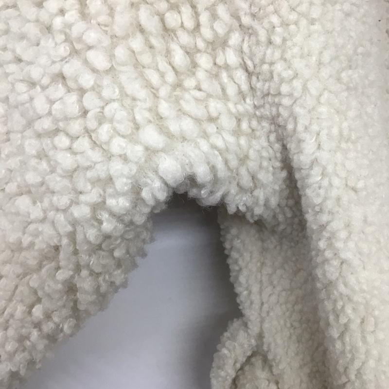 ユニクロ UNIQLO コート コート一般 241-431315 ボアフリースノーカラーコート S 無地 白 / ホワイト /  レディース USED 古着 中古 10141103
