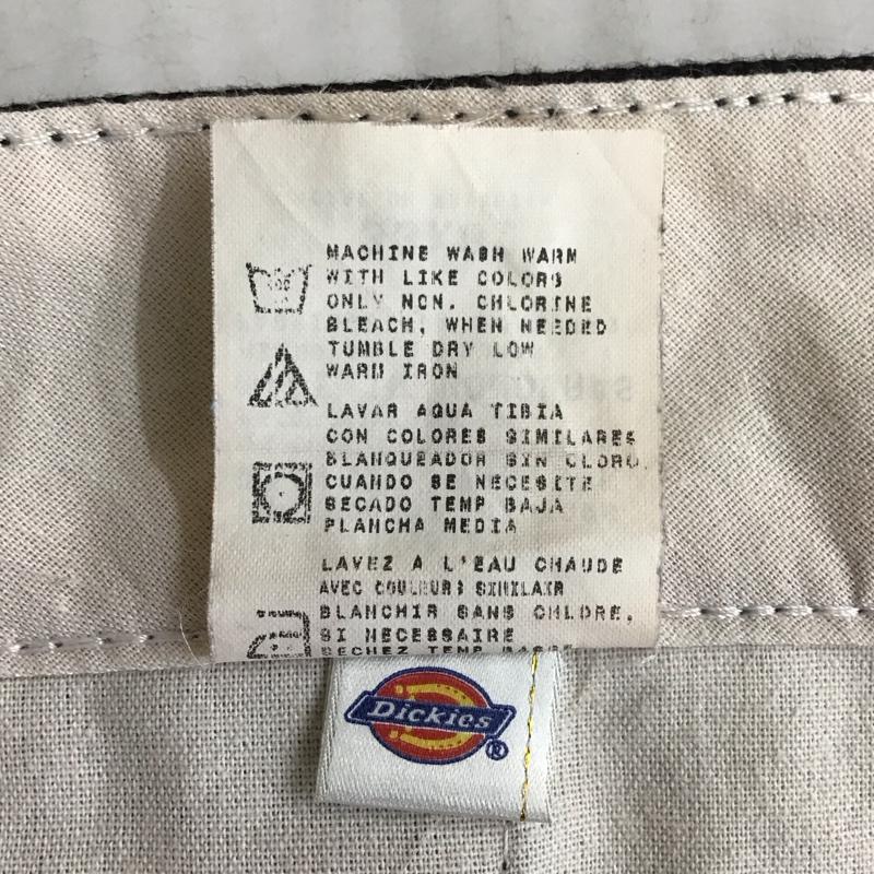 ディッキーズ Dickies パンツ ワークパンツ、ペインターパンツ ワークパンツ ワイドパンツ カジュアルパンツ 33インチ 無地 黒 / ブラック /  メンズ USED 古着 中古 10116401