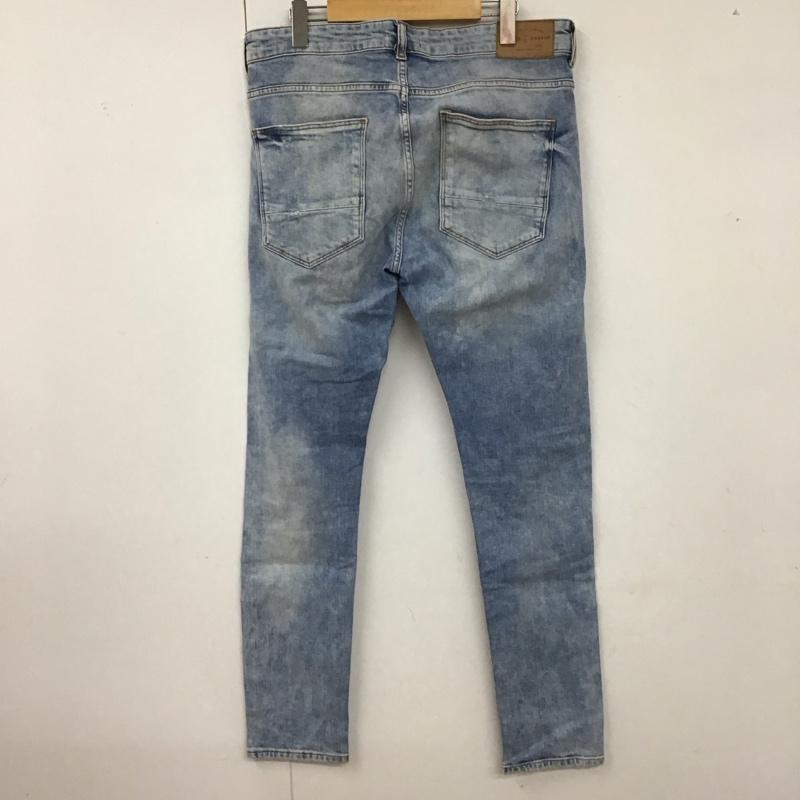 ザラ ZARA パンツ デニム、ジーンズ デニムパンツ スリムパンツ ストレッチパンツ ジーンズ 44 無地 インディゴ / インディゴ /  メンズ USED 古着 中古 10116389