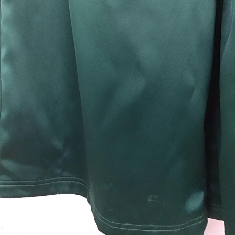 アディダス adidas ボトムス ボトムス 1W7002 ワイドレッグ トラックパンツ XS ロゴ、文字 緑 / グリーン / X 白 / ホワイト /  レディース USED 古着 中古 10120067