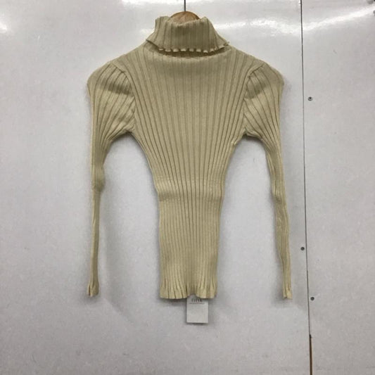 フィフス fifth カットソー 長袖 M 無地 ベージュ / ベージュ /  レディース USED 古着 中古 10140745
