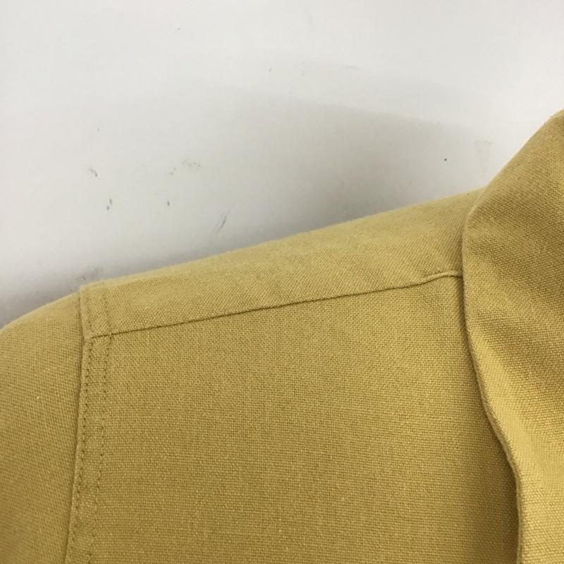 ラディアル RADIALL シャツ、ブラウス 長袖 S ロゴ、文字 X 刺繍 マスタード / マスタード /  メンズ USED 古着 中古 10123273