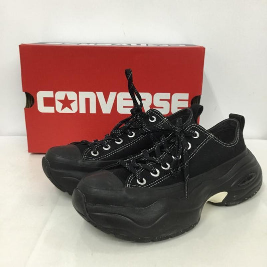 コンバース CONVERSE スニーカー スニーカー 31313161 ALL STAR SURGETRAINER OX 厚底ソール 24cm 箱有 24.0cm ロゴ、文字 黒 / ブラック /  レディース USED 古着 中古 10136918