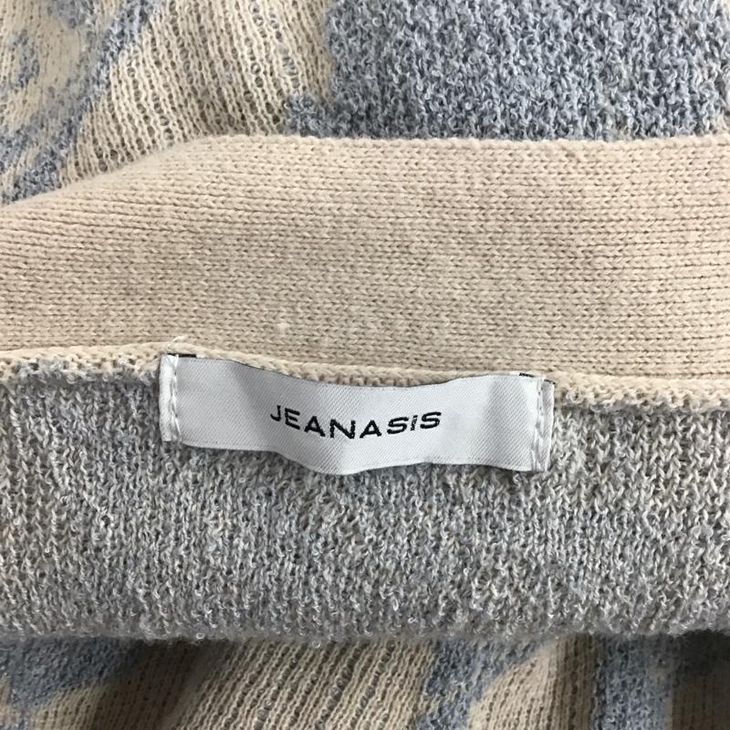 ジーナシス JEANASIS カーディガン 長袖 長袖カーディガン 前ボタン ニットカーディガン FREE 総柄 マルチカラー / マルチカラー /  レディース USED 古着 中古 10126414