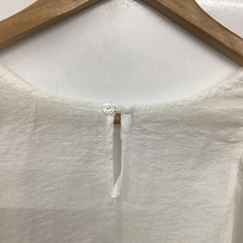 ミスティック mystic シャツ、ブラウス 長袖 長袖カットソー 無地カットソー フレアシャツ FREE 無地 白 / ホワイト /  レディース USED 古着 中古 10143776