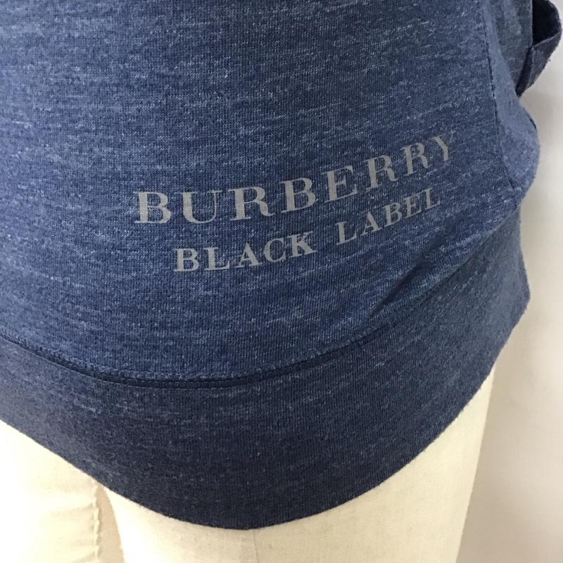 バーバリーブラックレーベル BURBERRY BLACK LABEL パーカー 長袖 ジップアップ長袖パーカー 長袖スウェットパーカー 2 ロゴ、文字 青 / ブルー /  メンズ USED 古着 中古 10120040