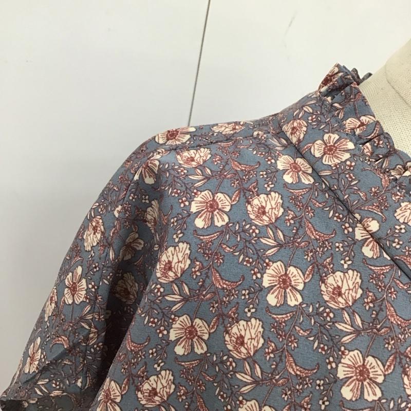 ダブルクローゼット w closet ワンピース ロングスカート スタンドネック M 花柄 マルチカラー / マルチカラー /  レディース USED 古着 中古 10117722
