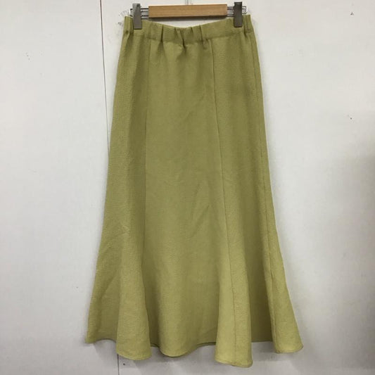 ローリーズファーム LOWRYS FARM スカート ロングスカート M 無地 薄緑 / ライトグリーン /  レディース USED 古着 中古 10123443