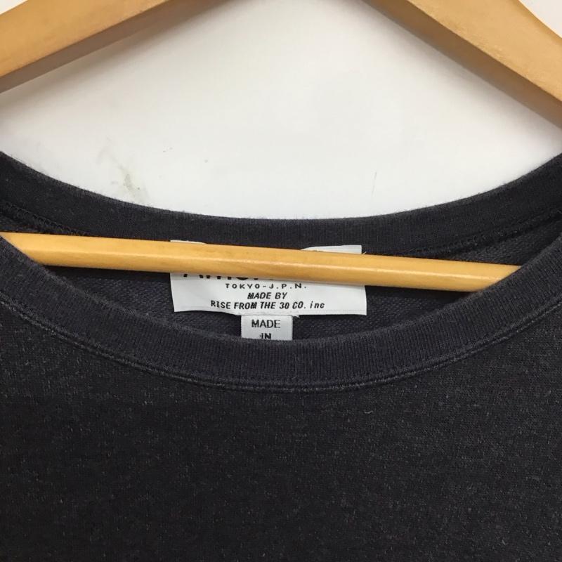 アメリカーナ AMERICANA ワンピース ロングスカート 長袖ワンピース ロングワンピース サイドジップ ロゴ、文字 紺 / ネイビー /  レディース USED 古着 中古 10142076