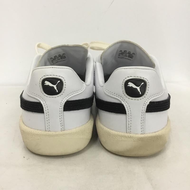 プーマ PUMA スニーカー スニーカー 386607-01 ARMY TRAINER 24.5cm 24.5cm ロゴ、文字 白 / ホワイト / X 黒 / ブラック / X 灰 / グレー /  レディース USED 古着 中古 10140405