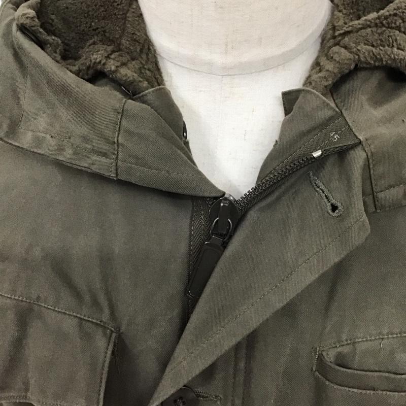 古着 USED コート コート一般 ミリタリー ドイツ軍 フィールドパーカー 無地 カーキ / カーキ /  メンズ USED 古着 中古 10119156
