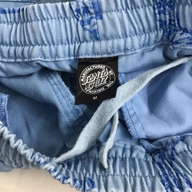 サンタクルーズ SANTA CRUZ パンツ ワークパンツ、ペインターパンツ M プリント 水色 / ライトブルー /  メンズ USED 古着 中古 10144873