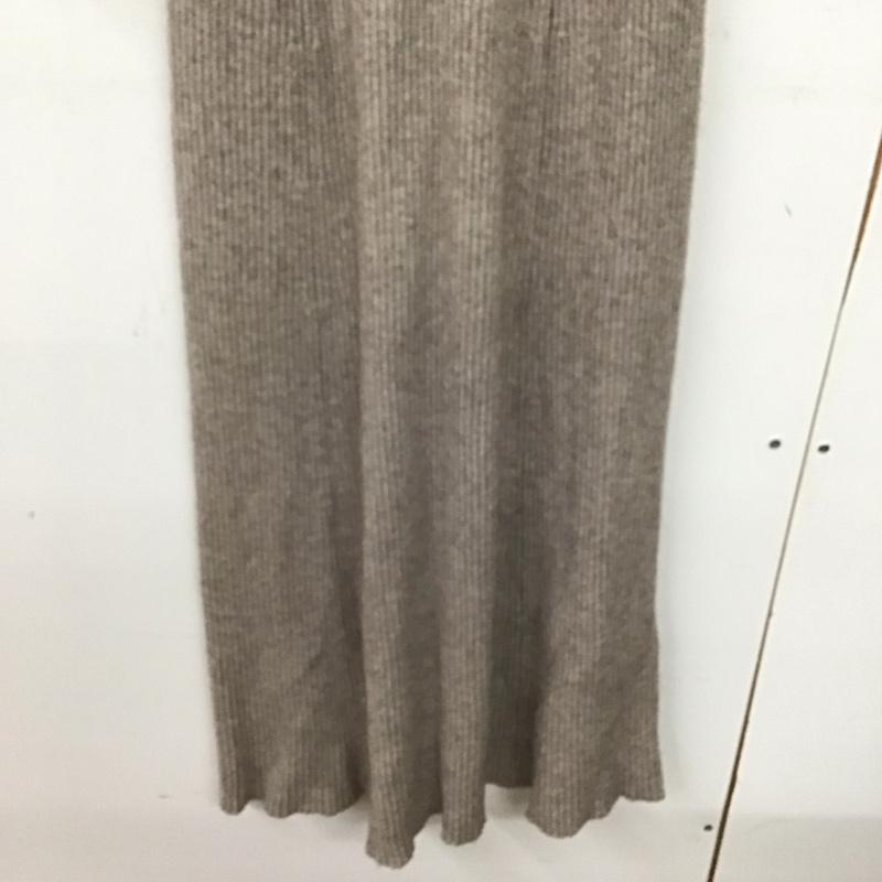 アルシーヴ archives ワンピース ロングスカート 長袖ロングワンピース ニットスカート パフスリーブ M 無地 マルチカラー / マルチカラー /  レディース USED 古着 中古 10141306