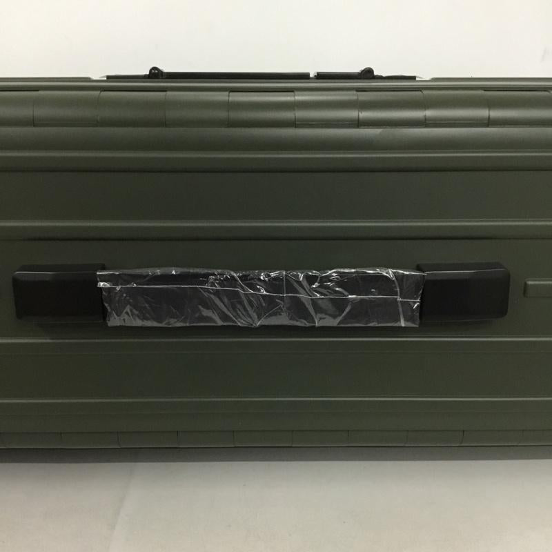 アンドフラット &.FLAT スーツケース、トランク スーツケース、トランク FL14-4-00002 折りたたみ ハードキャリーバッグ キャリーケース 箱有 ロゴ、文字 カーキ / カーキ /  メンズ USED 古着 中古 10137509