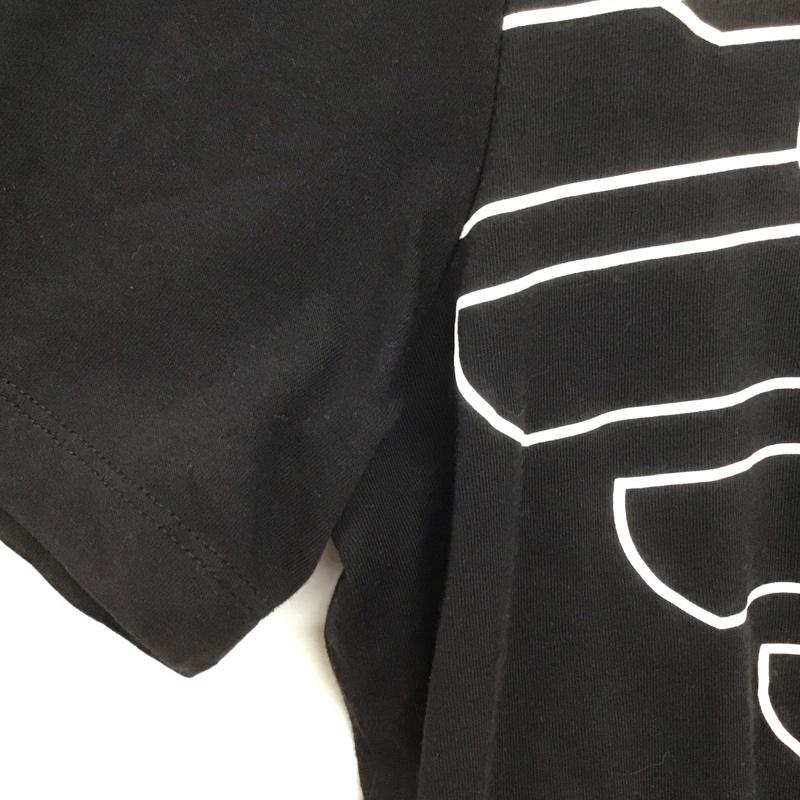 エンポリオアルマーニ EMPORIO ARMANI Tシャツ 半袖 半袖カットソー プリントTシャツ クルーネックカットソー L プリント 黒 / ブラック /  メンズ USED 古着 中古 10148250