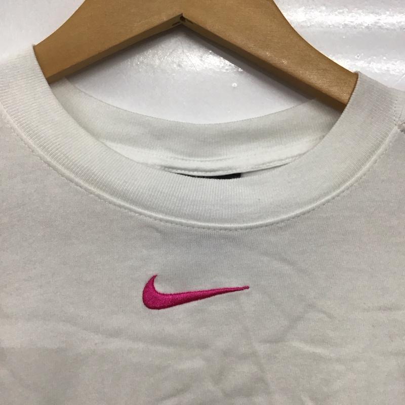 ナイキ NIKE Tシャツ 半袖 da3119-100 アイコンクラッシュトップ 半袖カットソー M ロゴ、文字 白 / ホワイト /  レディース USED 古着 中古 10144201