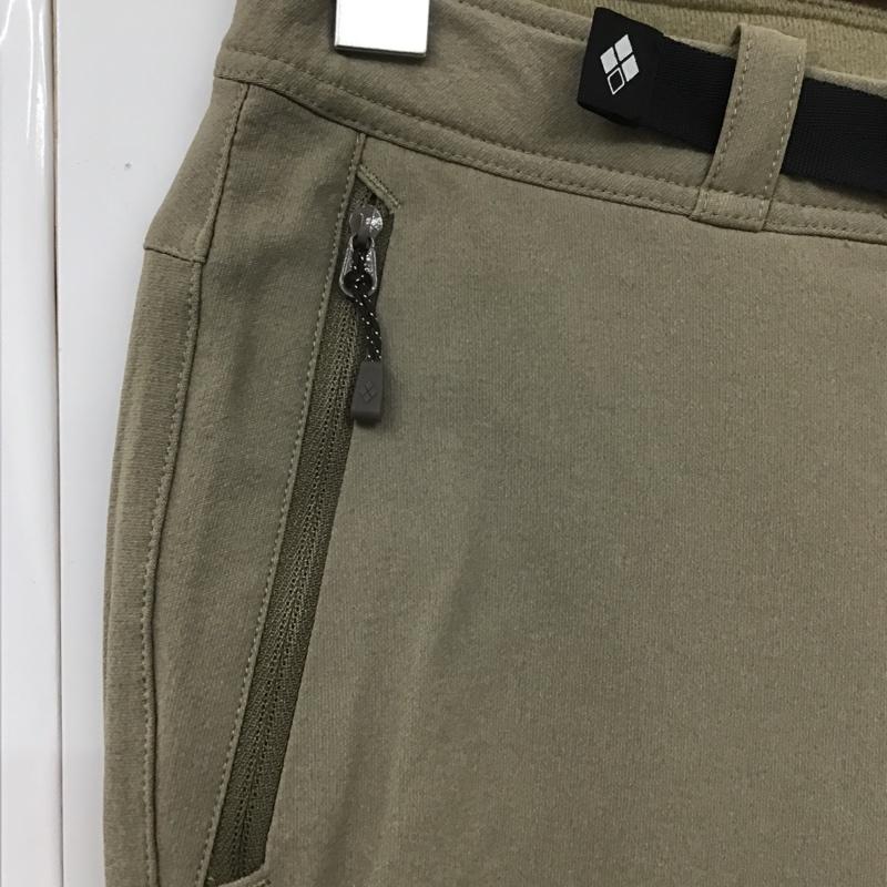 モンベル mont-bell ボトムス ボトムス 1105706 ガイドパンツサーモ ナイロンパンツ スリムパンツ ストレッチパンツ M ロゴ、文字 ベージュ / ベージュ /  レディース USED 古着 中古 10106227