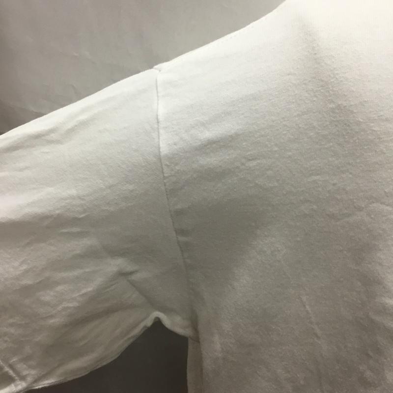 デンハム DENHAM Tシャツ 半袖 29211-3-51001 MOUNTAIN RESEARCH 半袖カットソー プリントTシャツ クルーネックカットソー M ロゴ、文字 白 / ホワイト /  メンズ USED 古着 中古 10115755