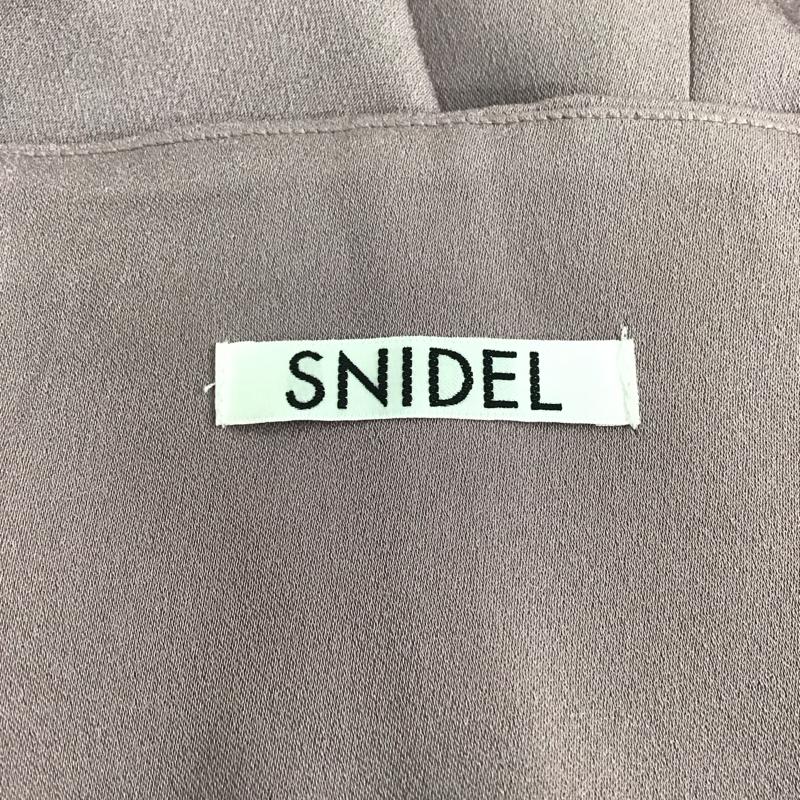 スナイデル SNIDEL スカート ロングスカート swfs221034 バックサテンマーメイドスカート 0 無地 紫 / パープル /  レディース USED 古着 中古 10143022