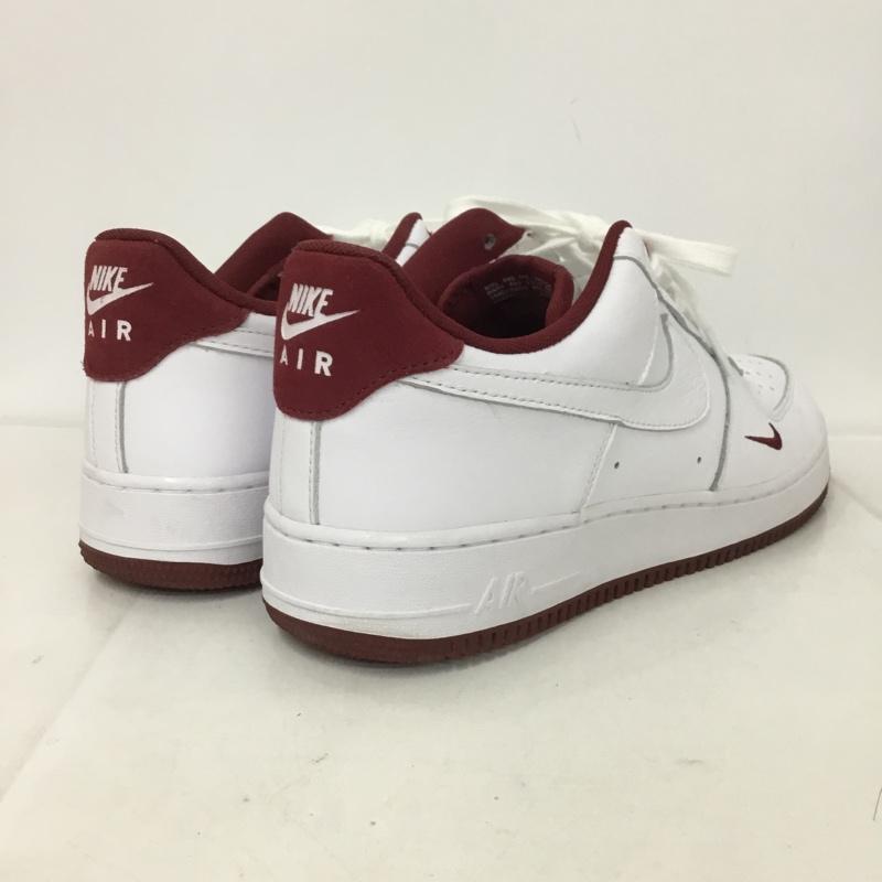 ナイキ NIKE スニーカー スニーカー HM9483-100 AIR FORCE 1 07 LV8 29cm 箱有 29.0cm ロゴ、文字 白 / ホワイト / X ボルドー / ボルドー /  メンズ USED 古着 中古 10132562