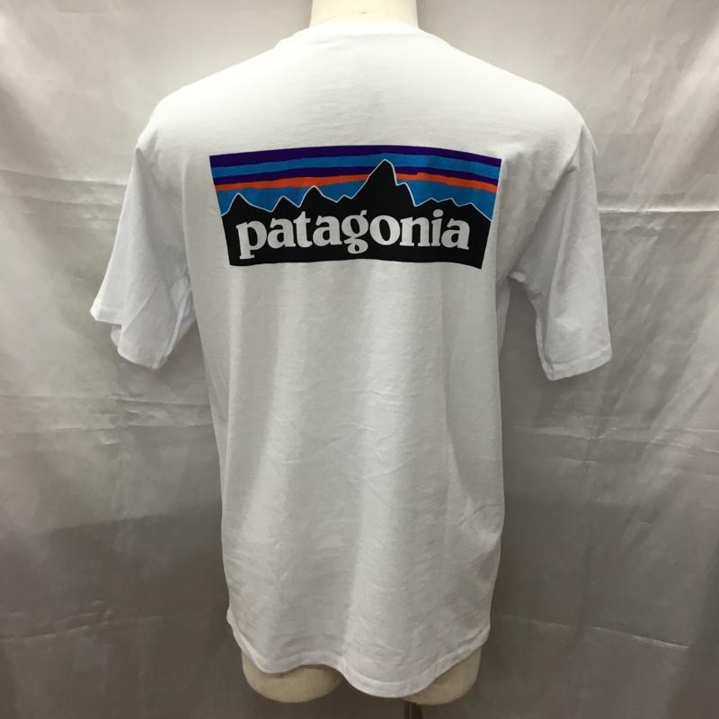 パタゴニア patagonia Tシャツ 半袖 S プリント X ロゴ、文字 白 / ホワイト /  メンズ USED 古着 中古 10113472