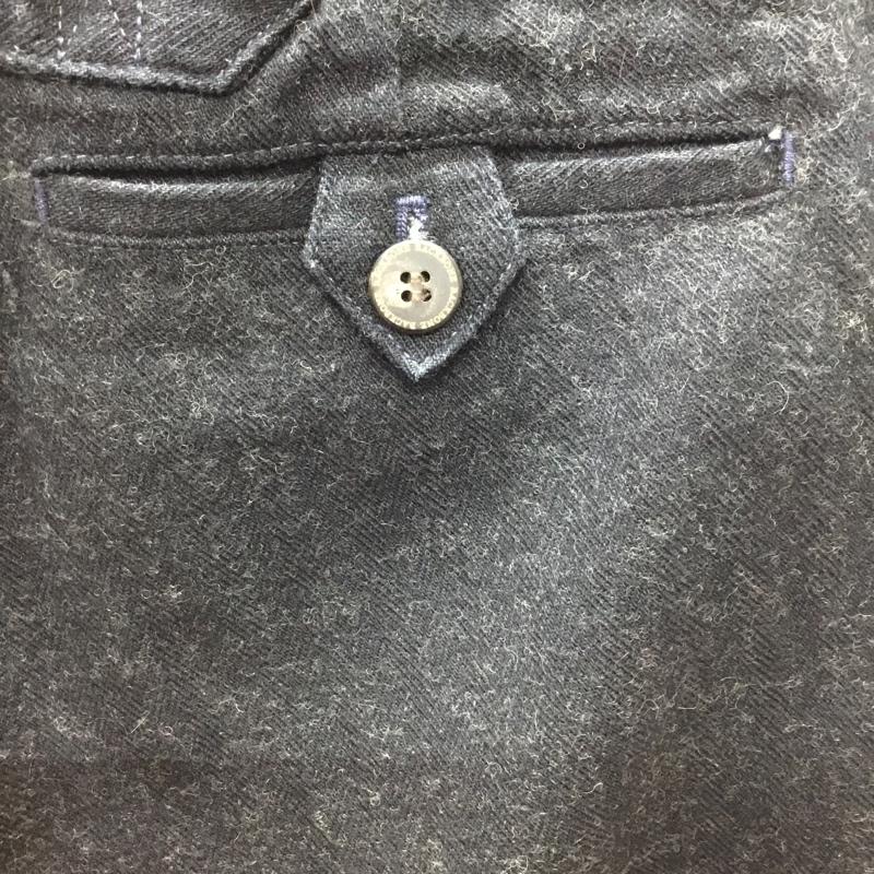 バックボーン BACK BONE パンツ スラックス BB12FW-P13 コットン ウール M 無地 紺 / ネイビー /  メンズ USED 古着 中古 10119174