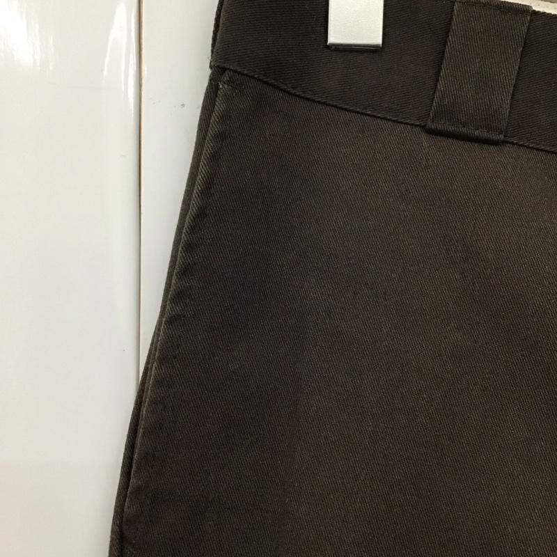 ディッキーズ Dickies パンツ ワークパンツ、ペインターパンツ ワイドパンツ カジュアルパンツ ワークパンツ 30インチ 無地 茶 / ブラウン /  メンズ USED 古着 中古 10113636
