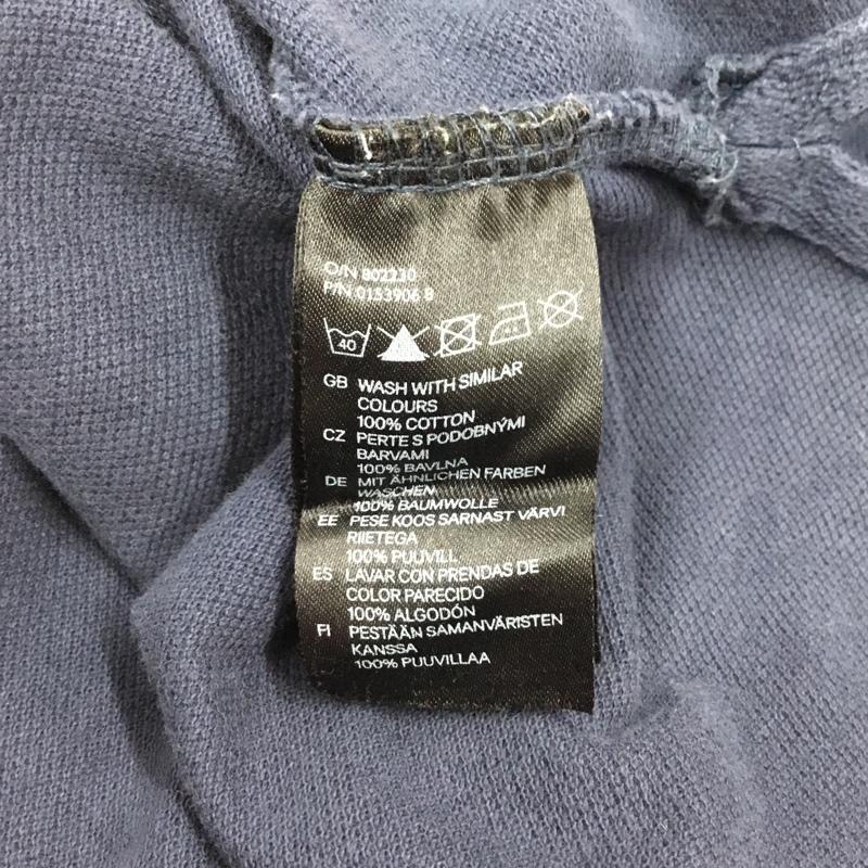 ヘンネスアンドモーリッツ H&M ポロシャツ 半袖 半袖ポロシャツ カラーシャツ 半袖カットソー XS 無地 紺 / ネイビー /  メンズ USED 古着 中古 10112288