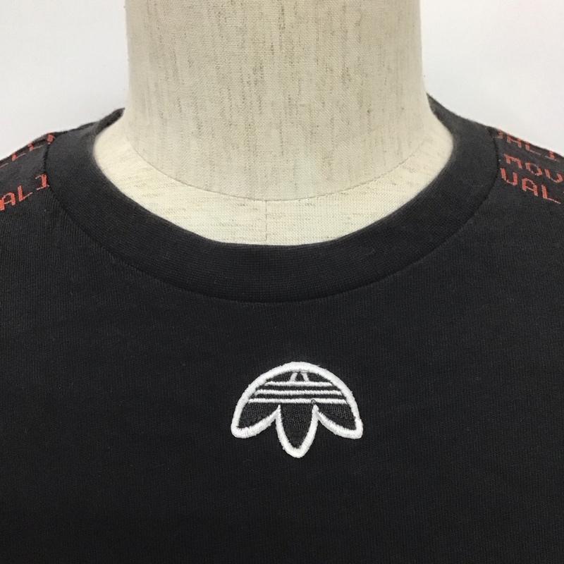 アディダス adidas Tシャツ 長袖 DM9690 Alexander Wang ロンT ロゴ、文字 黒 / ブラック /  メンズ USED 古着 中古 10107958