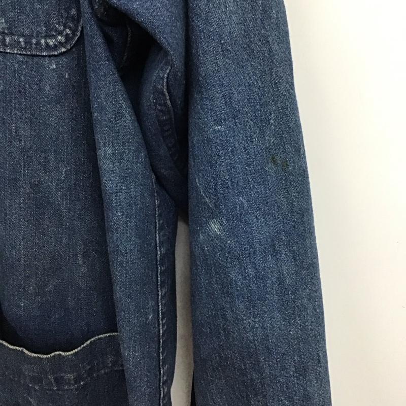 ラルフローレン RALPHLAUREN ジャケット、上着 ジャケット、ブレザー デニムジャケット カバーオール 80s polo country L 無地 インディゴ / インディゴ /  メンズ USED 古着 中古 10129914
