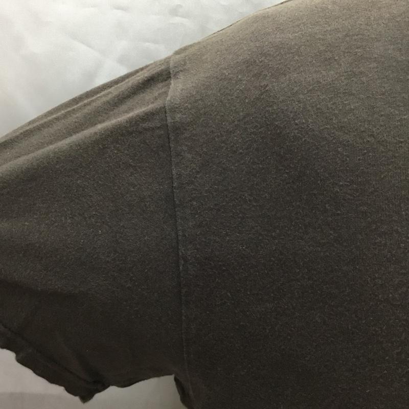 ティーシーエスエス TCSS Tシャツ 半袖 半袖カットソー プリントTシャツ クルーネックカットソー XL プリント 灰 / グレー /  メンズ USED 古着 中古 10114592