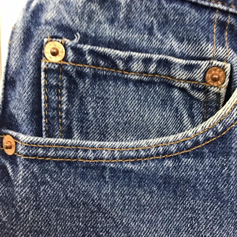 リーバイストラウスアンドコー Levi Strauss & co. パンツ デニム、ジーンズ デニムパンツ ストレートパンツ ワイドパンツ カジュアルパンツ 34インチ 無地 インディゴ / インディゴ /  メンズ USED 古着 中古 10119547