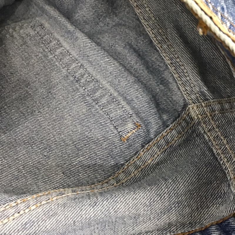 リーバイストラウスアンドコー Levi Strauss & co. パンツ デニム、ジーンズ デニムパンツ ワイドパンツ カジュアルパンツ 35インチ 無地 インディゴ / インディゴ /  メンズ USED 古着 中古 10146095