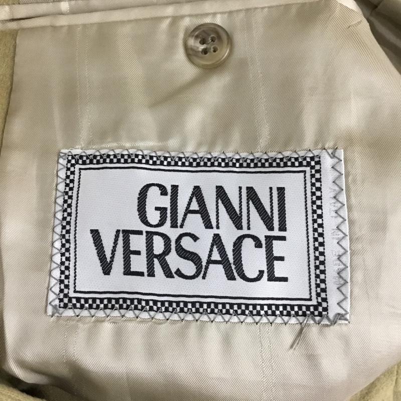 ジャンニヴェルサーチ GIANNI VERSACE ジャケット、上着 ジャケット、ブレザー ジャケット カジュアルジャケット カラージャケット 古着 無地 ベージュ / ベージュ /  メンズ USED 古着 中古 10120782