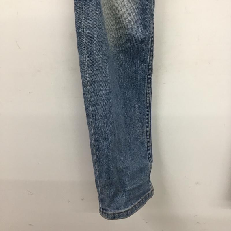 ザラメン ZARA MAN パンツ デニム、ジーンズ デニムパンツ スリムパンツ カジュアルパンツ ストレッチパンツ 38 ダメージ加工 インディゴ / インディゴ /  メンズ USED 古着 中古 10149710