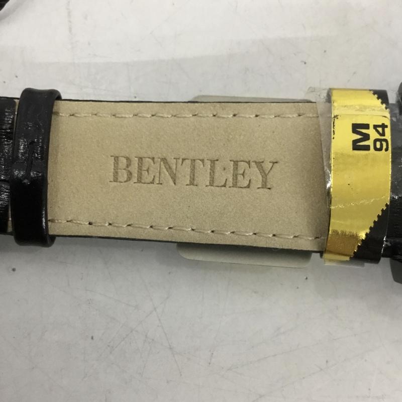 ベントレー BENTLEY 腕時計 アナログ（自動巻き） BT-AM077-BKB レザーバンド ロゴ、文字 黒 / ブラック /  メンズ USED 古着 中古 10134890