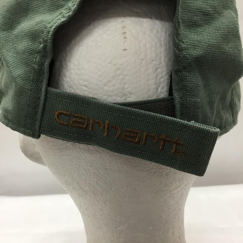 カーハート Carhartt 帽子 キャップ 100289 311 ODESSA Cap ロゴ、文字 緑 / グリーン /  メンズ USED 古着 中古 10110148