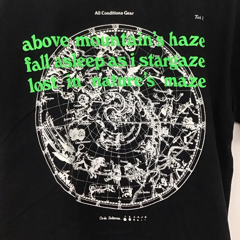 ナイキ エィシージー NIKE ACG Tシャツ 半袖 DC4087-010 StargazeShortSleeveTShirt プリントTシャツ L プリント 黒 / ブラック /  メンズ USED 古着 中古 10135944