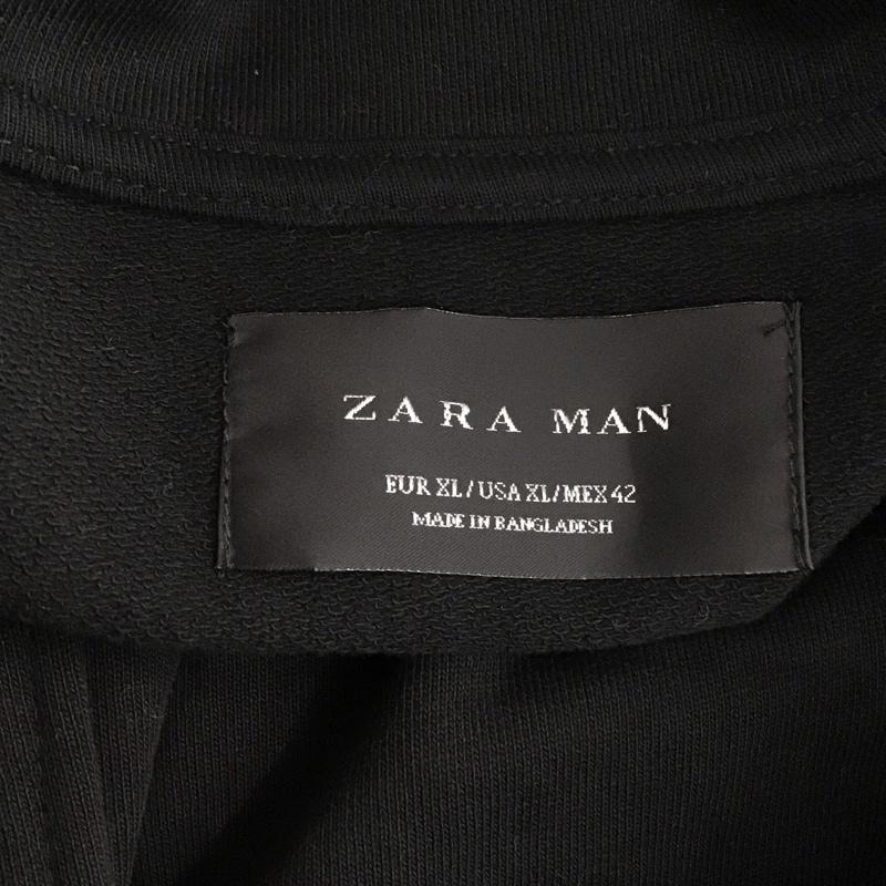 ザラメン ZARA MAN ジャケット、上着 ジャケット、ブレザー ライダースジャケット ジップアップジャケット アウター カラージャケット XL 無地 黒 / ブラック /  メンズ USED 古着 中古 10109081