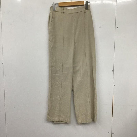 ローリーズファーム LOWRYS FARM パンツ ワークパンツ、ペインターパンツ ワイドパンツ カジュアルパンツ ワークパンツ FREE 無地 ベージュ / ベージュ /  レディース USED 古着 中古 10135054