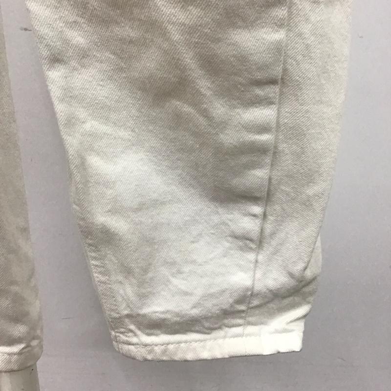 ザラ ZARA パンツ デニム、ジーンズ 9632 057 712 THE PETIT テーパードパンツ 無地 白 / ホワイト /  レディース USED 古着 中古 10112350