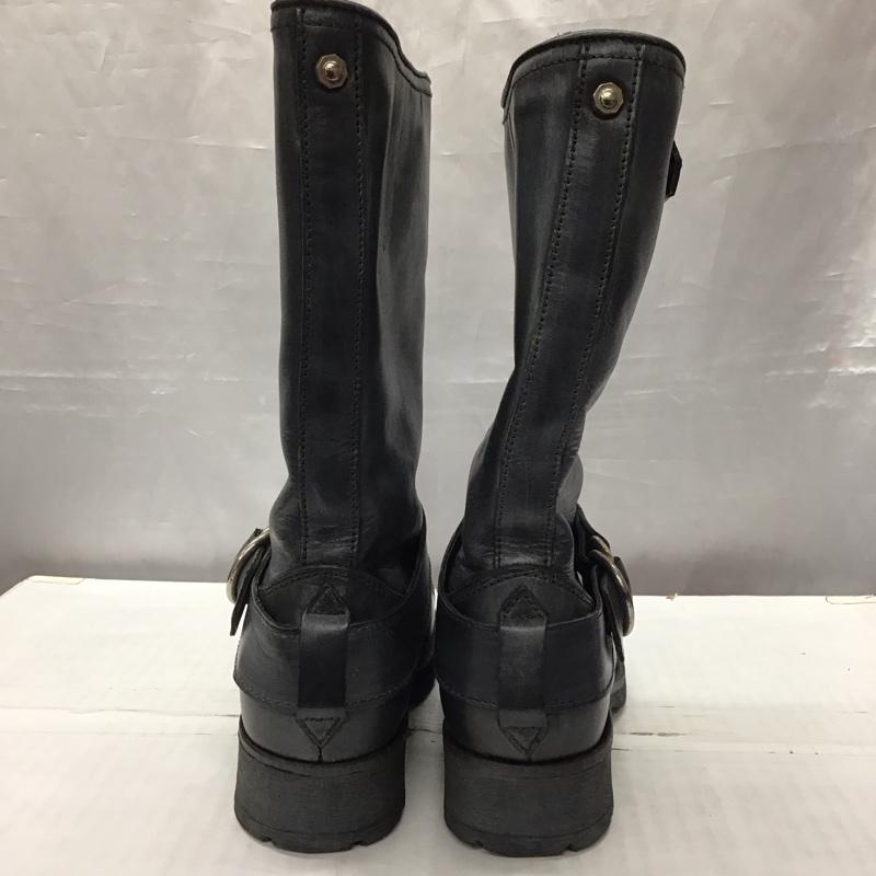 ディーゼル DIESEL ブーツ エンジニアブーツ 裏ボア 36 無地 黒 / ブラック /  レディース USED 古着 中古 10121058