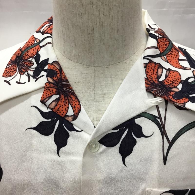 キャリー CALEE シャツ、ブラウス 半袖 オープンカラー M 花柄 マルチカラー / マルチカラー /  メンズ USED 古着 中古 10117215