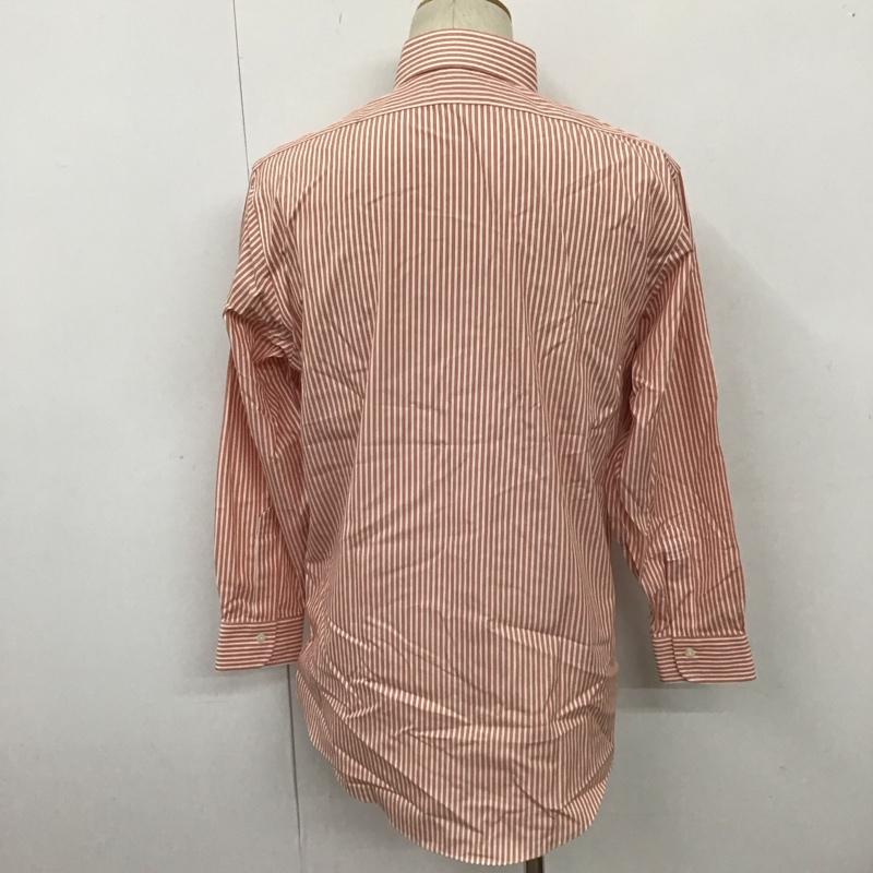 ブルックスブラザーズ BROOKS BROTHERS シャツ、ブラウス 長袖 長袖シャツ カジュアルシャツ カラーシャツ ストライプシャツ ストライプ 白 / ホワイト / X 赤 / レッド /  メンズ USED 古着 中古 10111268