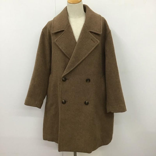 フリークスストア FREAK S STORE コート コート一般 ロングコート ロングジャケット ダブルカラージャケット アウター M 無地 ベージュ / ベージュ /  メンズ USED 古着 中古 10110866
